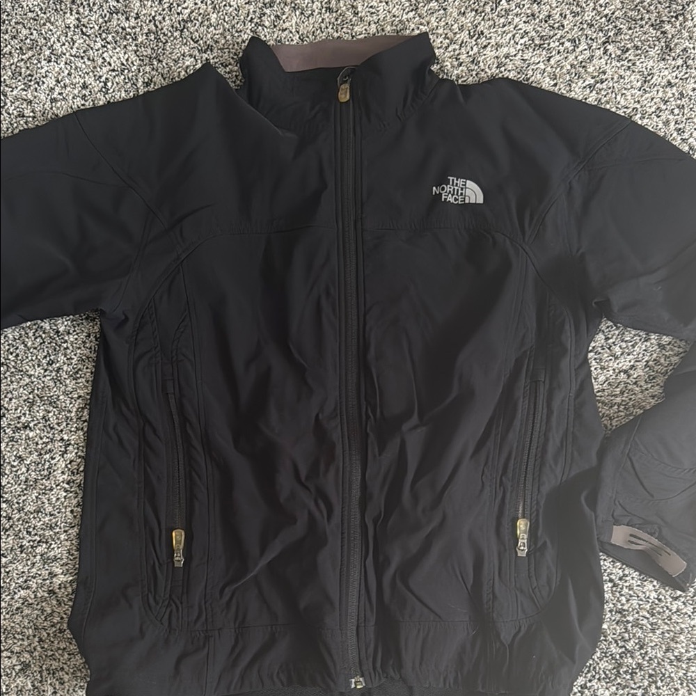 The North Face Black Performance Jacket Full-Zip Weather-Resistant